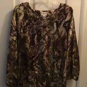 Dressy fall blouse